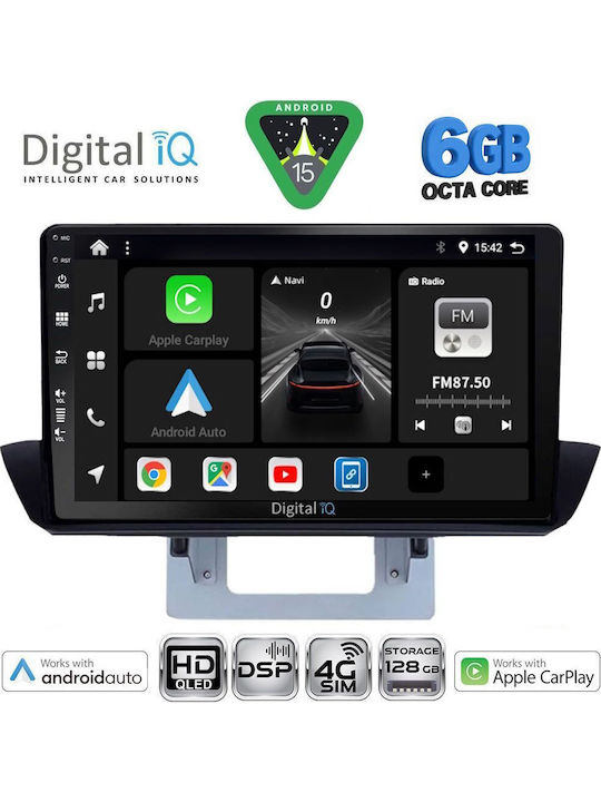 Digital IQ Автомобилна Аудио Система За Mazda BT-50 2012-2019 (Bluetooth/USB/WiFi/GPS/Apple CarPlay/Android Auto) С Touch Screen 9"