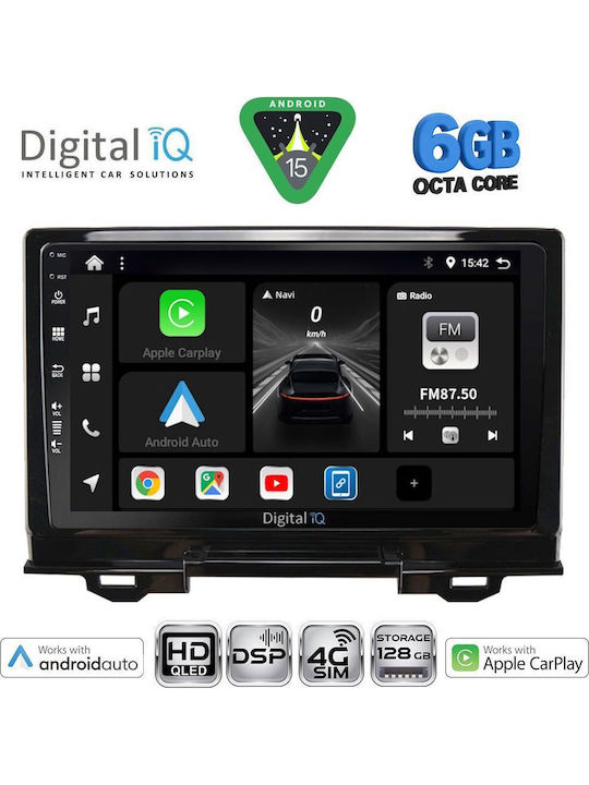 Digital IQ Автомобилна Аудио Система за Honda HR-V (Bluetooth/USB/Wi-Fi/GPS/Apple CarPlay/Android Auto) с Touch Screen 9"