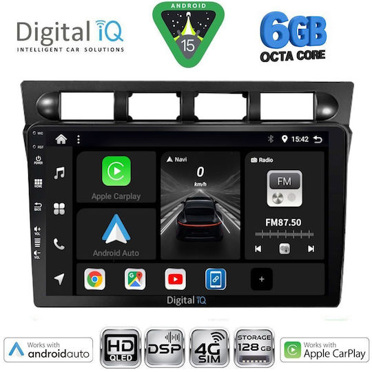Digital IQ Car Audio System for Kia Picanto 2004-2008 Bluetooth USB WiFi GPS Apple CarPlay Android Auto with 9" Touch Screen