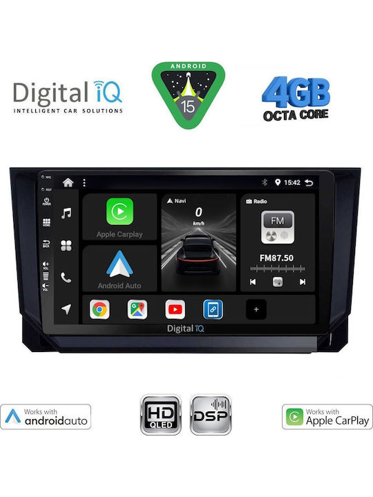 Digital IQ Car Audio System for Mazda CX-9 2006-2015 Bluetooth USB WiFi GPS Apple CarPlay Android Auto with 10" Touch Screen
