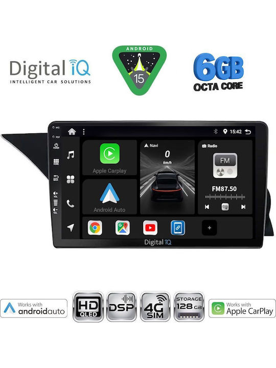 Digital IQ Car Audio System for Mercedes-Benz GLK 2013-2017 Bluetooth USB WiFi GPS Apple CarPlay Android Auto with 9" Touch Screen