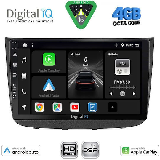 Digital IQ Ηχοσύστημα Αυτοκινήτου για Mercedes-Benz Vito / Viano 2003-2007 (Bluetooth/USB/WiFi/GPS/Apple-Carplay/Android-Auto) με Οθόνη Αφής 10"