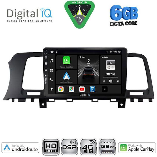 Digital IQ Ηχοσύστημα Αυτοκινήτου για Nissan Murano 2007-2014 (Bluetooth/USB/WiFi/GPS/Apple-Carplay/Android-Auto) με Οθόνη Αφής 9"