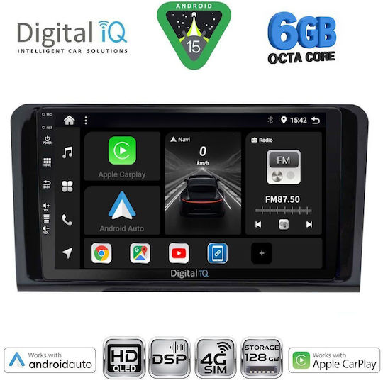 Digital IQ Ηχοσύστημα Αυτοκινήτου για Mercedes-Benz ML / GL Class 2005-2011 (Bluetooth/USB/WiFi/GPS/Apple-Carplay/Android-Auto) με Οθόνη Αφής 9"
