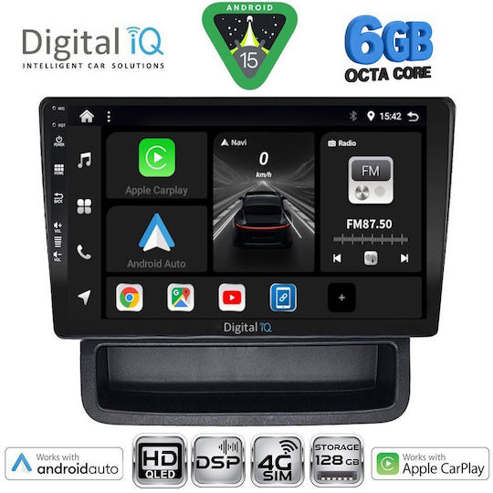 Digital IQ Car Audio System for Opel Vivaro Renault Trafic Nissan Primastar 2004-2015 (Bluetooth/USB/WiFi/GPS/Apple CarPlay/Android Auto) with 10" Touch Screen