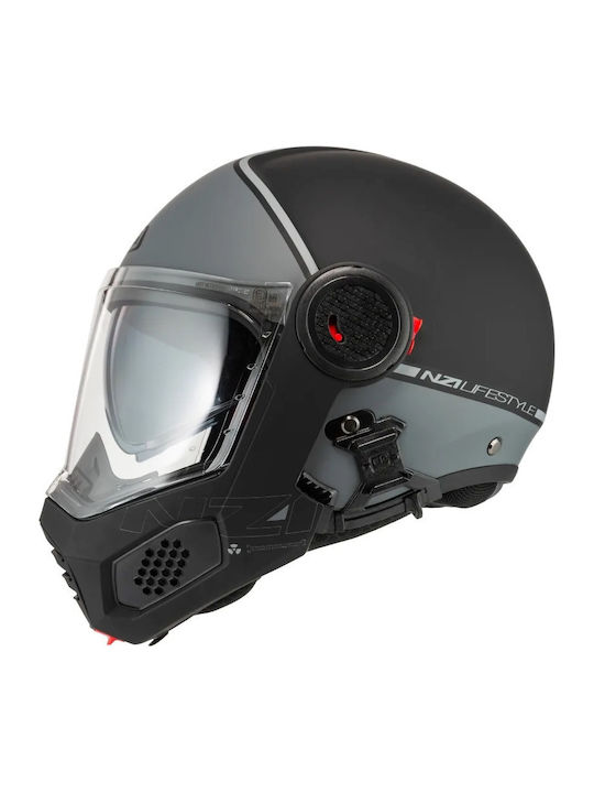 NZI Minimod Duo Anthrazit Schwarz Matt Motorrad...