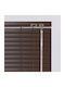 BetterHome 836017 Στόρι Σκίασης Αλουμινίου σε Καφέ Χρώμα Π80xΥ80εκ.