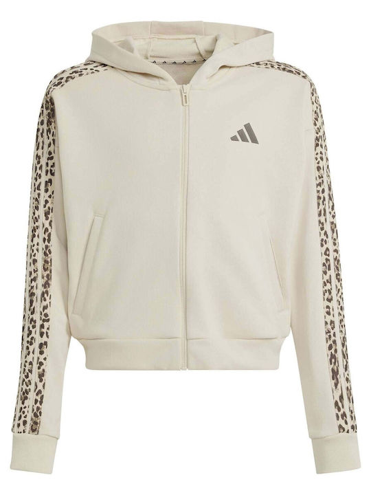 adidas Детски Суичър Жилетка с Качулка и Джобов...