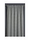 Blackout Curtain with Tunnel Grey 135x175cm