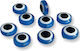 Plastic Eye Flat 10mm Blue Hole 1.5mm Packaging 50 Pieces 50 pcs