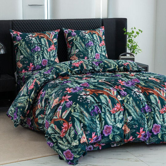 Cotton Market Подредба Едно 140x200 см Зелена