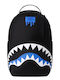 Sprayground Shark Central Ученическа раница Светлосиня