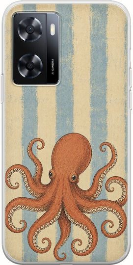 Salt & Stripe Collection Drift Case Oppo A57s Flexible TPU Transparent Silicone