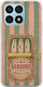 Salt & Stripe Collection Tin Case Honor X8a Flexible TPU Transparent Silicone