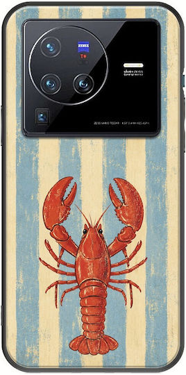 Handyhülle Salt & Stripe Collection Catch Vivo X80 Pro Schwarz Tpu Schwarze Silikon