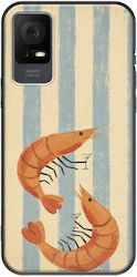 Θήκη Salt & Stripe Collection Tide Tcl 406 Black Tpu Μαύρη Σιλικόνη