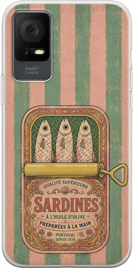 Калъф Salt & Stripe Collection Tin Tcl 406 Гъвкав TPU Прозрачен Силикон