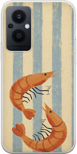 Θήκη Salt & Stripe Collection Tide Oppo Reno 8 Lite Flexible Tpu Διάφανη Σιλικόνη