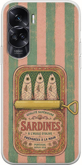 Husă Salt & Stripe Collection Tin Honor 90 Lite 5g Flexibil TPU Silicon Transparent