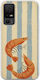 Salt & Stripe Collection Tide TCL 40 Nxtpaper 5G Flexible TPU Transparent Silicone Case