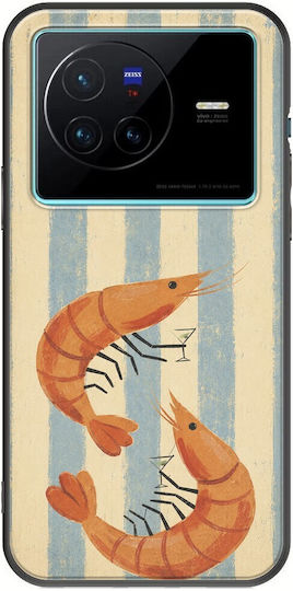Handyhülle Salt & Stripe Collection Tide Vivo X80 Schwarzes Tpu Schwarz Silikon