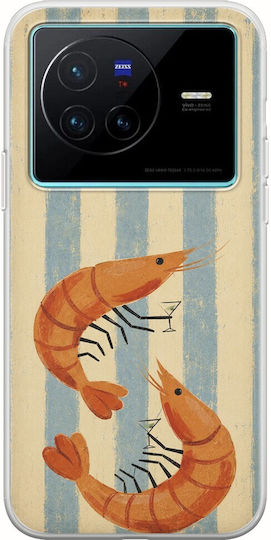 Husă Salt & Stripe Collection Tide Vivo X80 Flexibil TPU Silicon Transparent