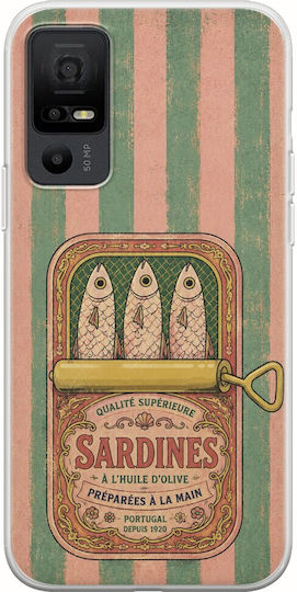 Калъф Salt & Stripe Collection Tin Tcl 40 Nxtpaper 5g Гъвкав TPU Прозрачен Силикон