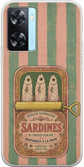 Θήκη Salt & Stripe Collection Tin Oppo A77 5g Flexible Tpu Διάφανη Σιλικόνη