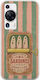 Handyhülle Salt & Stripe Collection Tin Huawei P60 Flexible Tpu Transparente Silikon
