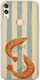 Salt & Stripe Collection Tide Huawei Honor 8X Flexible TPU Transparent Silicone Case