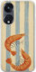 Θήκη Salt & Stripe Collection Tide Oppo Reno 8τ 5g Flexible Tpu Διάφανη Σιλικόνη