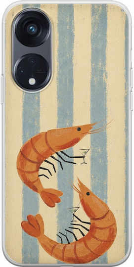 Θήκη Salt & Stripe Collection Tide Oppo Reno 8τ 5g Flexible Tpu Διάφανη Σιλικόνη