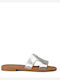 Women's Flat Sandals Silver