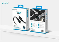 LED USB-C to Lightning Cable 27W 1m