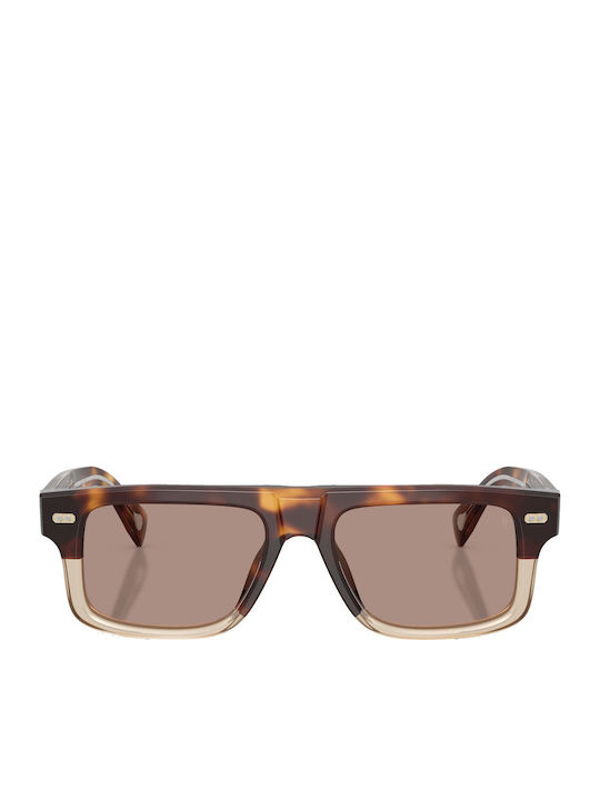 Brunello Cucinelli Sunglasses Brown With Horn-Rimmed Frame