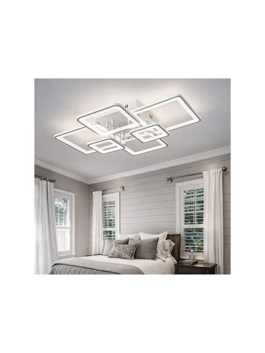 Lightplanet Plafonieră de Tavan Albă cu LED Integrat și Telecomandă