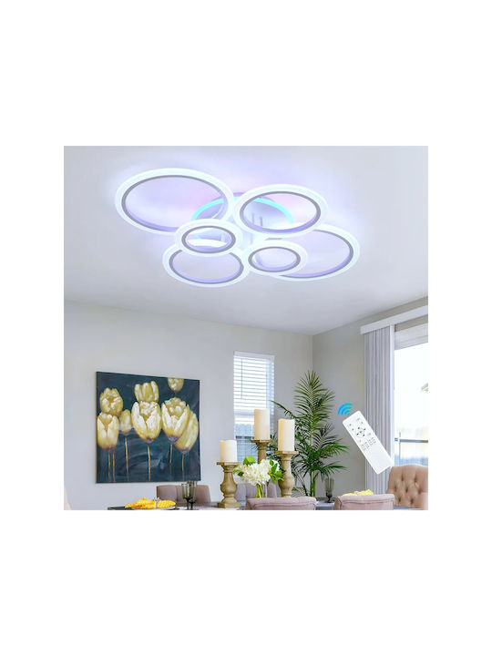 Lightplanet Πλαφονιέρα 80εκ. LED με Τηλεχειριστήριο