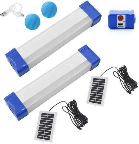 Lampă LED portabilă Lampă solară cu lumină albastră