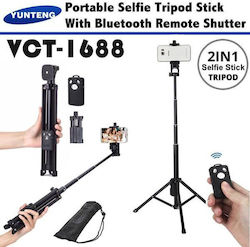 Yunteng VCT-1688 Schwarz Handy-Stative Yunteng VCT-1688 Schwarz Handy-Stative