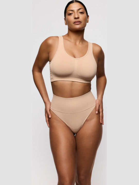Primadonna Beige Athletic Bra without Underwires