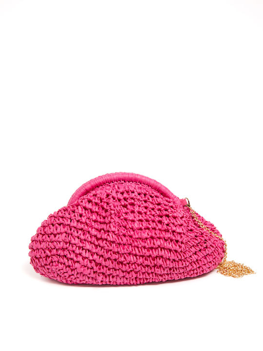 Straw Women's Clutch Pink