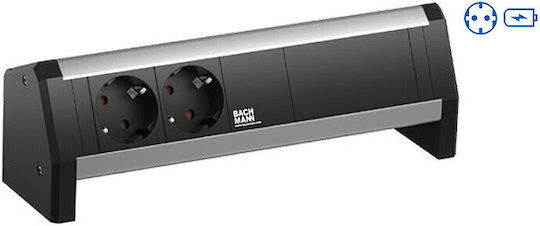 Bachmann Desk Power Strip with 1 USB-A and 1 USB-C