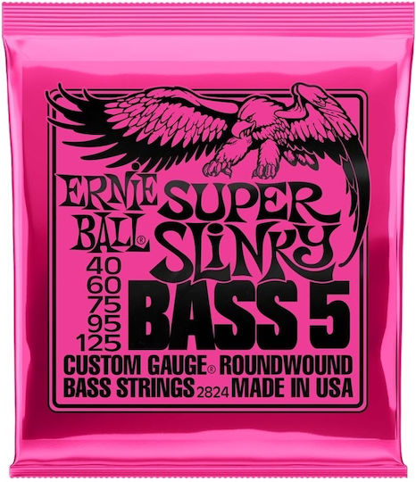 Ernie Ball Set of Nickel Wound Bass Strings 40 - 125
