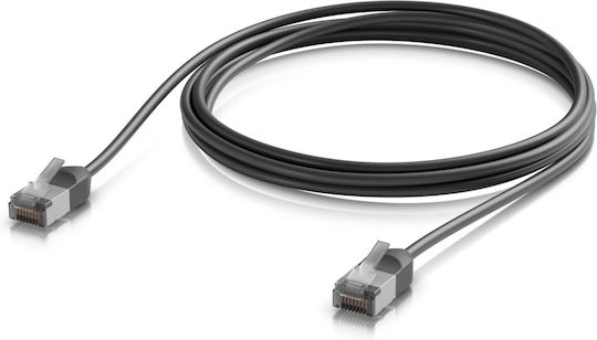 Ubiquiti F/UTP Cat.6a (Gigabit) Καλώδιο Δικτύου Ethernet Μαύρο