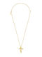 Police Men's Steel Cross with Chain