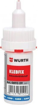 Wurth Klebfix Flüssiger Metall-Kleber Weiß 20gr