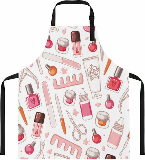 Professional Apron Cosmetics Hairdressing Zola Universal Size Adjustable Polyester 80 X 68 Cm