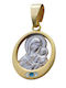 Gatsa Pendant Kids Charm Constantine Coin Gold 9K F0103