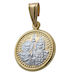 Gatsa Pendant Kids Charm Constantine Coin Gold 9K F0100