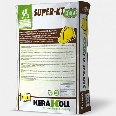 Kerakoll Super-kt Eco 25kg Λευκή Κόλλα Κεραμικών Πλακιδίων